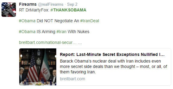#thanksObama for not quite negotiating a treaty with Iran
