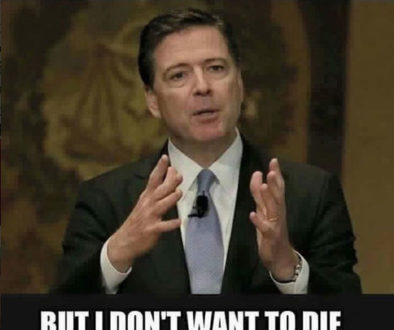 james comey dies mysteriously meme