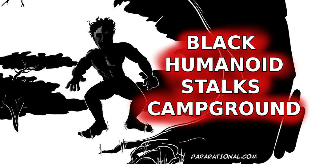 Black Humanoid Sighting