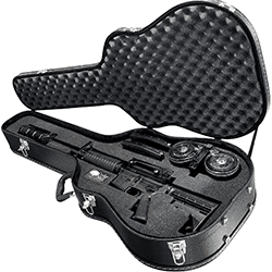 hard sided guitar gun case