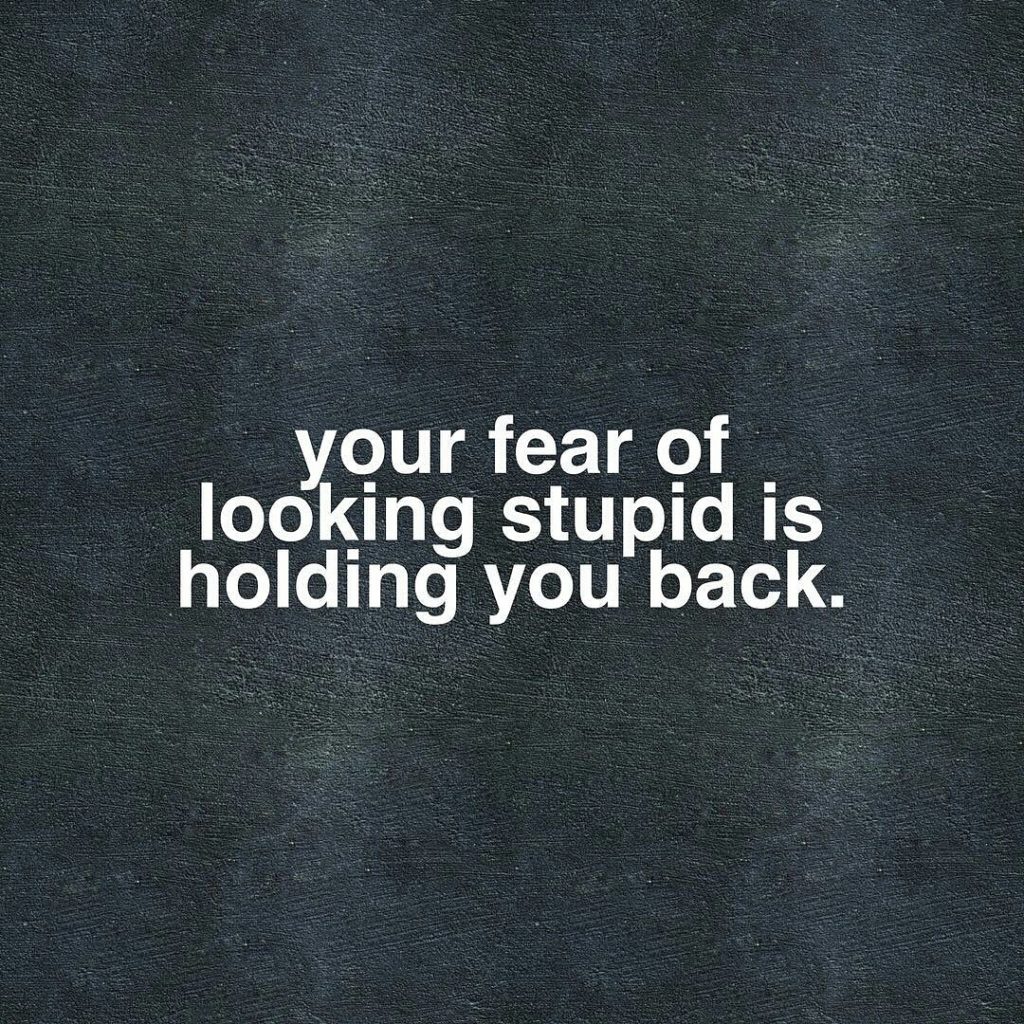 Your fear is holding you back