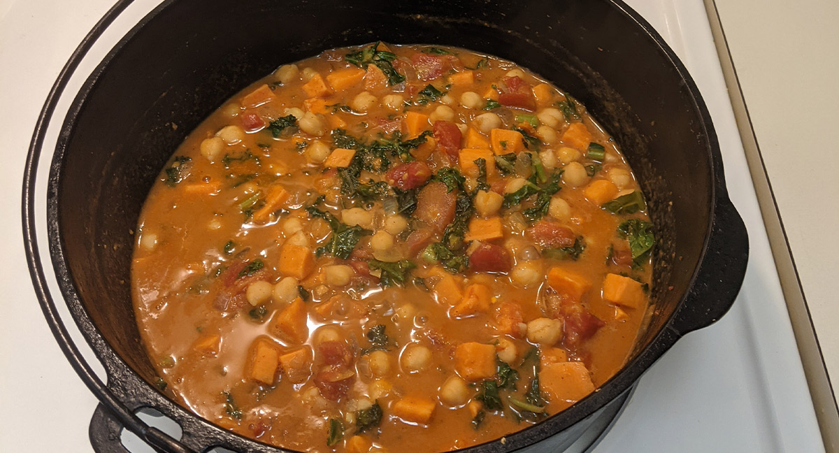 Peanut Butter, Sweet Potato, and Chickpea Recipe MadMadViking