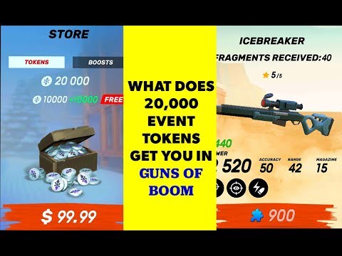 Spending 20,000 New Years event coins in Guns of Boom