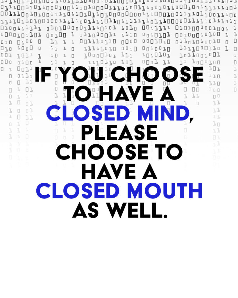 closed mind motivational meme