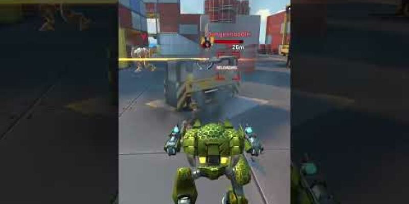 Mech Arena Tengu Gameplay - Angry Grasshopper Attacks 02 #Shorts