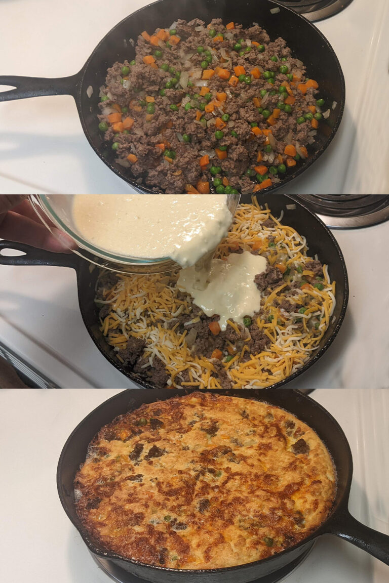 Cliff’s Easy One Pan Cheesy Ground Beef Pot Pie Recipe MadMadViking
