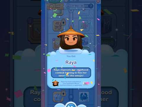 Raya - Disney Emoji Blitz Reveal and Power Game Play #phonegame #disneyemojiblitz