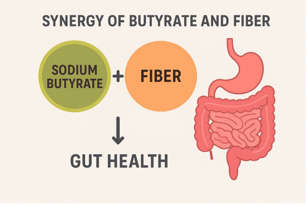 Butyrate and fiber work together for optimum health
