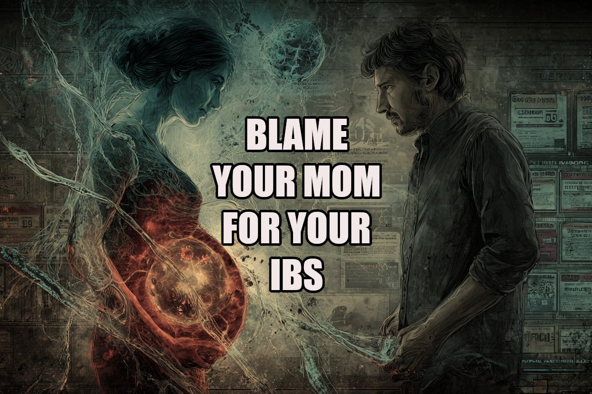 The chemicals your mom ate messed up your guts