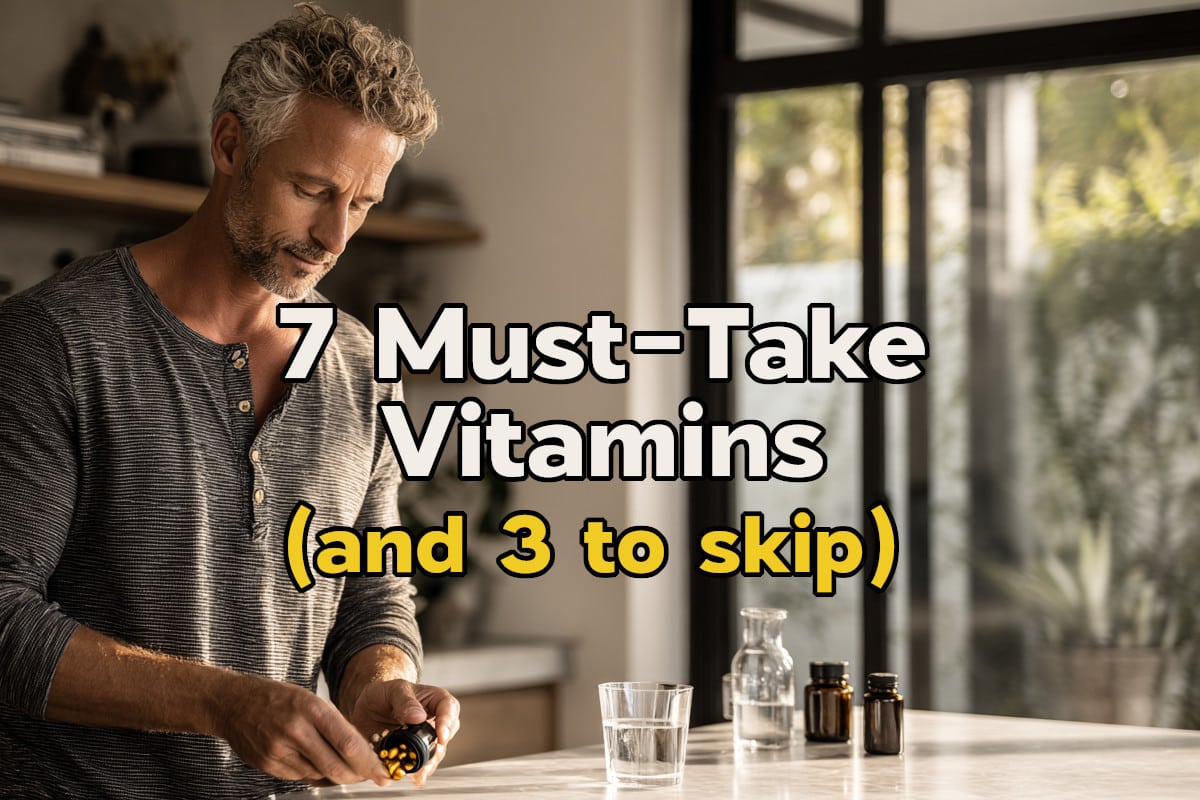 7 Supplements Men Over 40 Actually Need