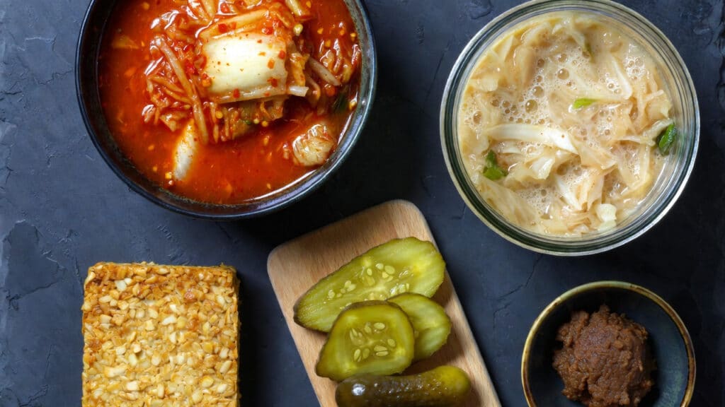 Plant based fermented foods for gut health