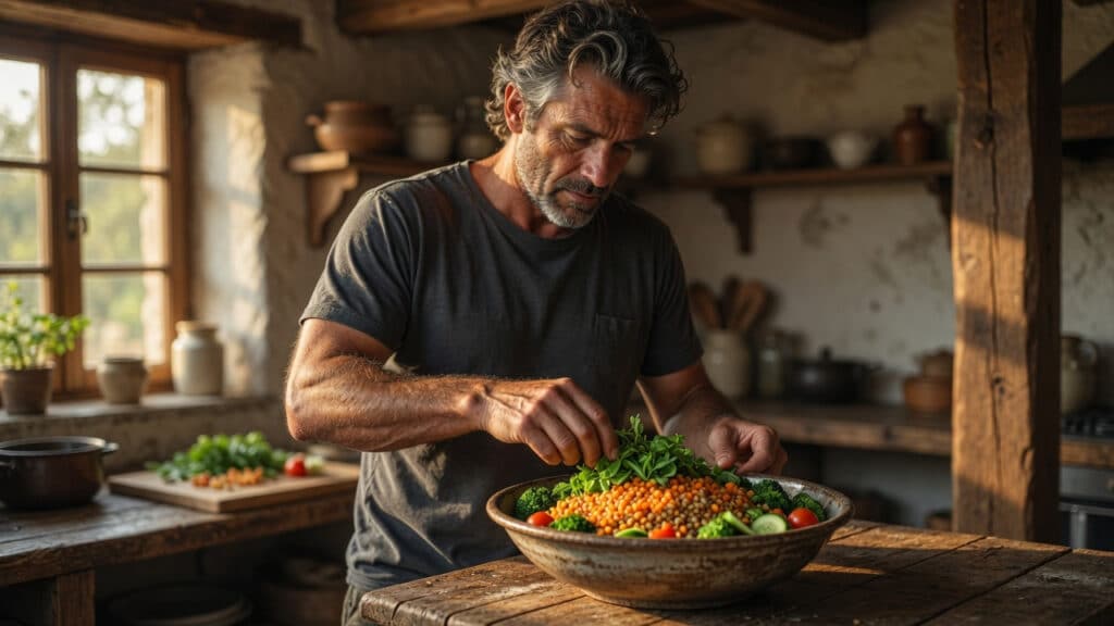 Over 40 men need more fiber.